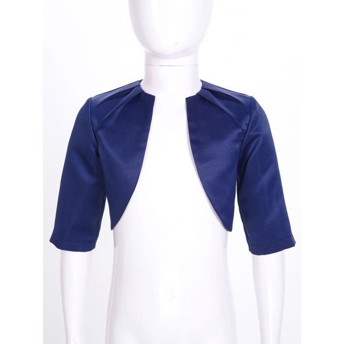 Bolero Bleu Marine Mariage