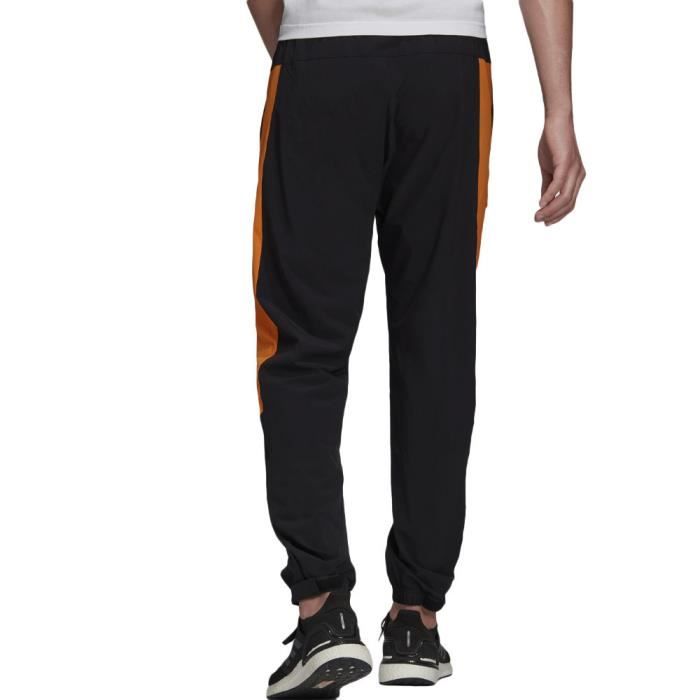Jogging noir et orange deals