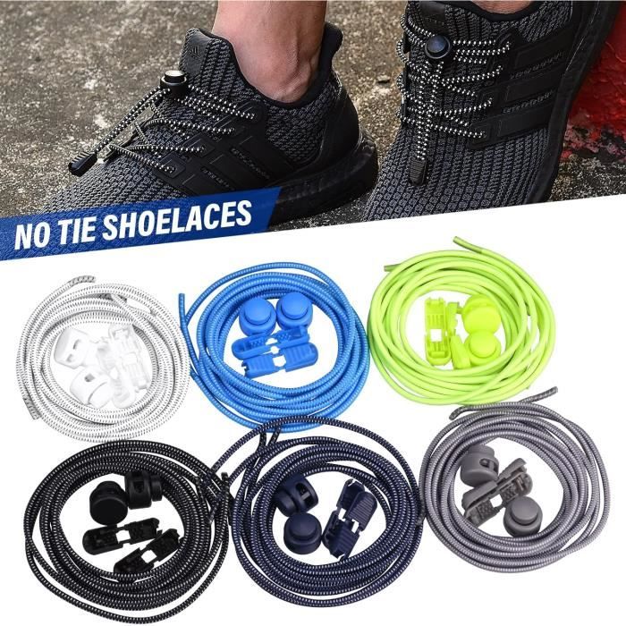 Lacets Chaussures Lacet Elastique Enfant Avec Boucle a Degagement Rapide pour Enfants Seniors et Coureurs 6 S169 Cdiscount Chaussures