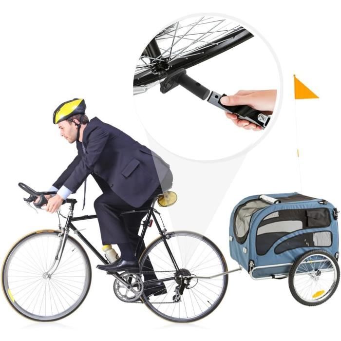 Attache Remorque Vélo Universelle Avec Goupille De Sécurité - Pour Remorque Enfants, Chien, Cargo - Installation Facile