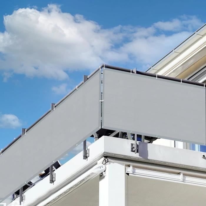 Brise-Vue pour Balcon Protéger Les Écran d'intimité (HDPE) 0,9 x 6