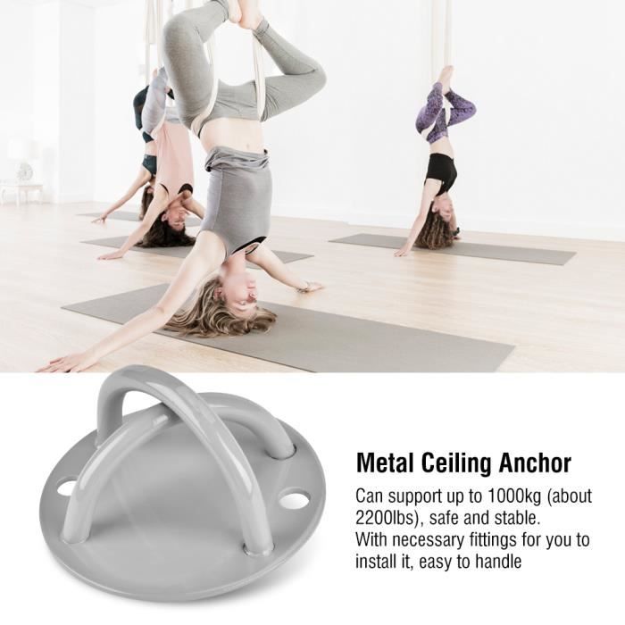 Hamac de yoga aérien anti gravité en nylon avec 6 poignées - 280 x