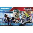 PLAYMOBIL - 70572 - City Action - Policier avec moto et voleur - Bleu - A partir de 4 ans - Mixte-2