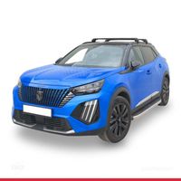Barres De Toit Aluminium 3 Pièces Pour Peugeot Bipper 2008-2017 Modèle FLY - Noir - Porte-Bagages Vélo Ski Coffre - 8