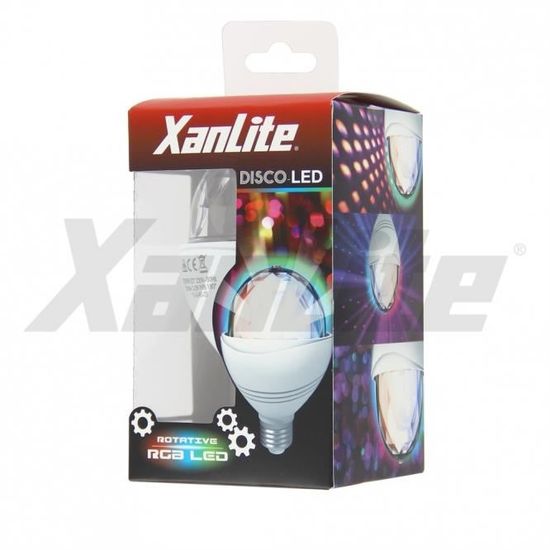 ampoule rotative disco led cdiscount maison