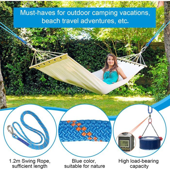 Fixation Balancoire Exterieur Camping Randonnée Sangles Hamac TAFACE Lot De 2 - 200cm Avec Mousquetons - Charge 200kg - Sac Rangement - Camping Et Voyage Sangle Hamac Corde Pour Balancoire Exterieur Fixation Balancoire Exterieur Camping Randonnée Sangles Hamac TAFACE Lot De 2 - 200cm Avec Mousquetons - Charge 200kg - Sac Rangement - Camping Et Voyage Sangle Hamac Corde Pour Balancoire Exterieur