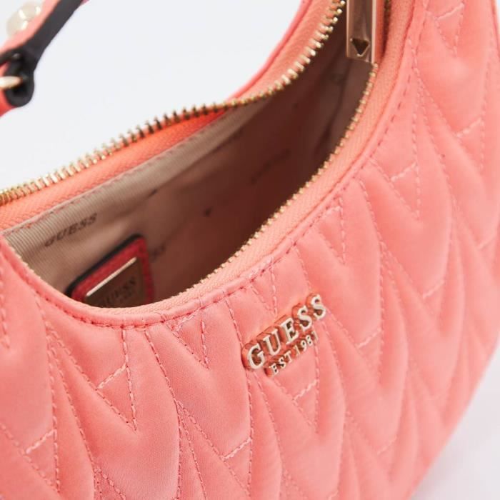 Sac a main Femme Guess 134893 Orange Cdiscount Bagagerie - Main Image