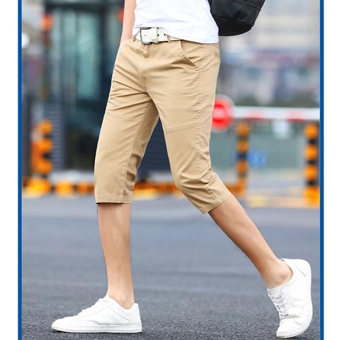 Pantacourt homme slim shop