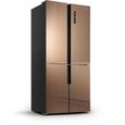SCHNEIDER - SCMD482NFGM - Réfrigérateur Side by Side - 482L (321+161) - No frost - 4 clayettes verre - 41db - Mirror Gold-3
