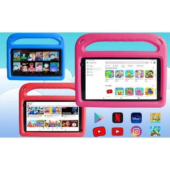 Tablette Enfant GØDLY® - Tablette - 7 Pouces - Modèle 2023 - Android 10.0  
