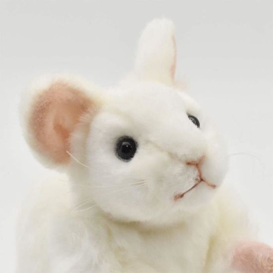 peluche souris blanche