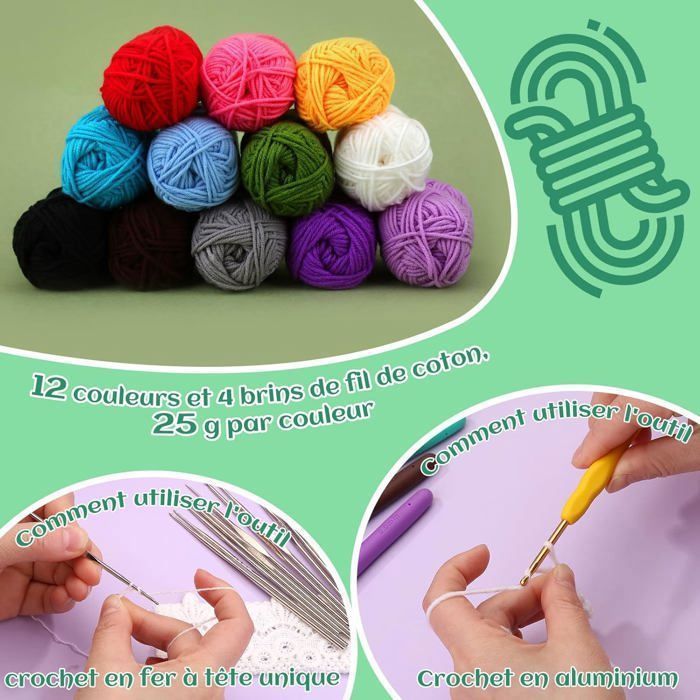 Kit De Crochet Pour Crèche De Noël Simply MAKE - Pour Débutants, Inclut Outils Et Laine (artisanat)