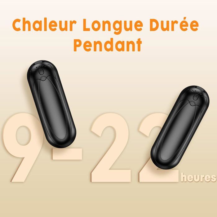 7000mAh Chauffe Mains Électriques Avec 3 Niveaux De Chaleur