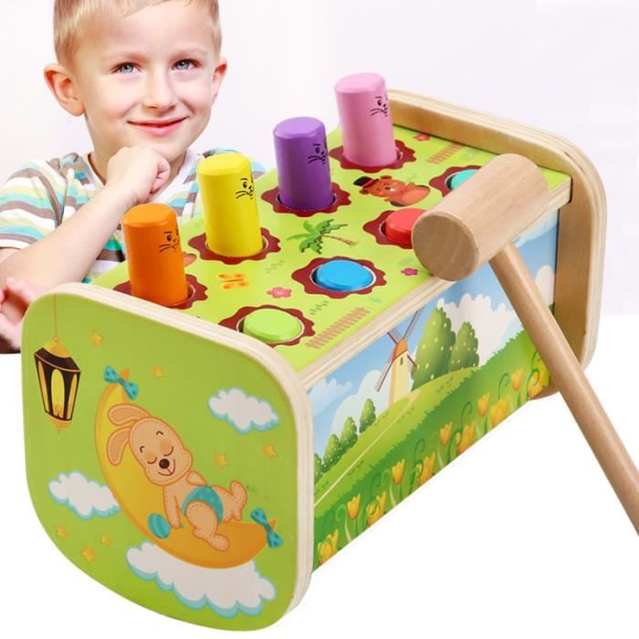 Jouet éducatif pour bébé 1-2 ans avec musique et jeux - AMOUNE