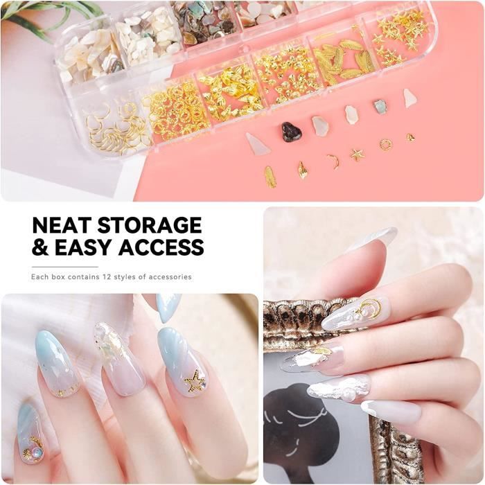 4600 Pièces Strass Pour Ongles Pour Nail Art, Différentes Tailles Diamant Ongle Nail Art Avec Pincette Pick Up Et Stylo Pointeur Strass Pour Nail Art Et La Décoration De Bijoux