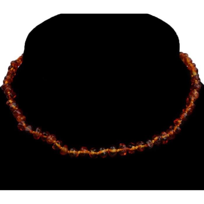 Collar Pequeño De Cuentas De ámbar Báltico