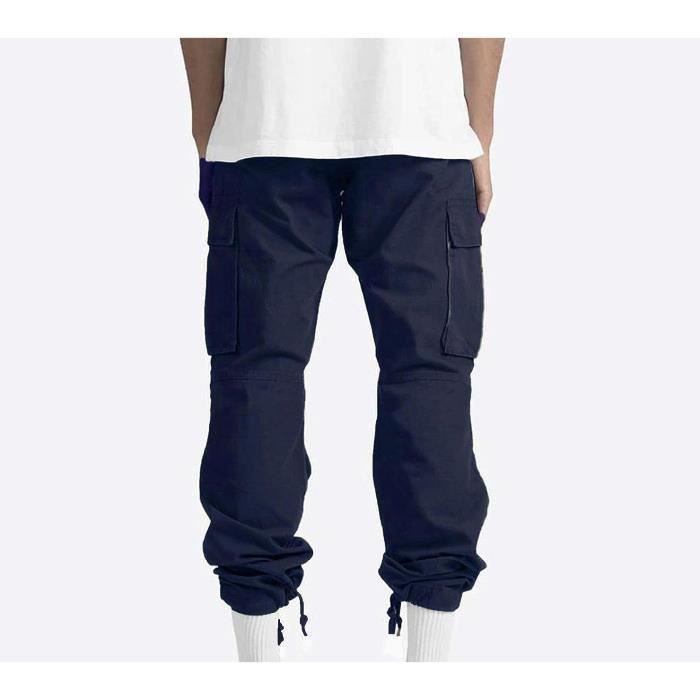 Rrongwn Pantalon De Randonnée Homme Résistant Aux Intempéries - Cargo Respirant Coupe-Vent Avec 6 Poches - Idéal Sport & Travail