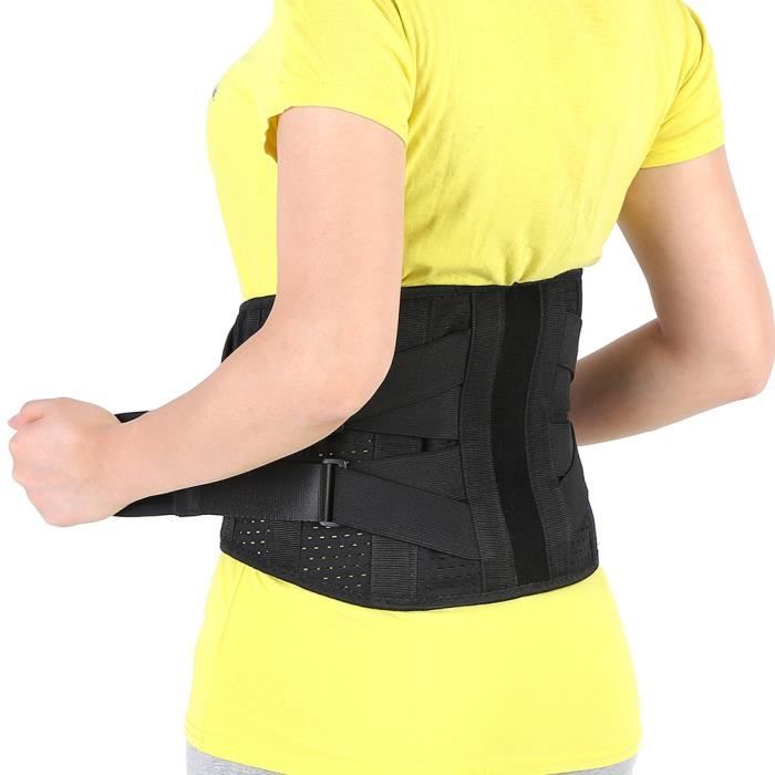 Ceinture d attelle lombaire de therapie de posture Attelle inferieure du dos avec ceinture de soutien pour hommes et fem LF055 Cdiscount Sante Mieux vivre