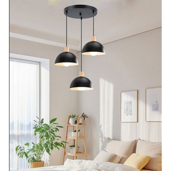 IDEGU Lot De 2 Suspensions Luminaires Moderne Créatif Lustre Plafonnier