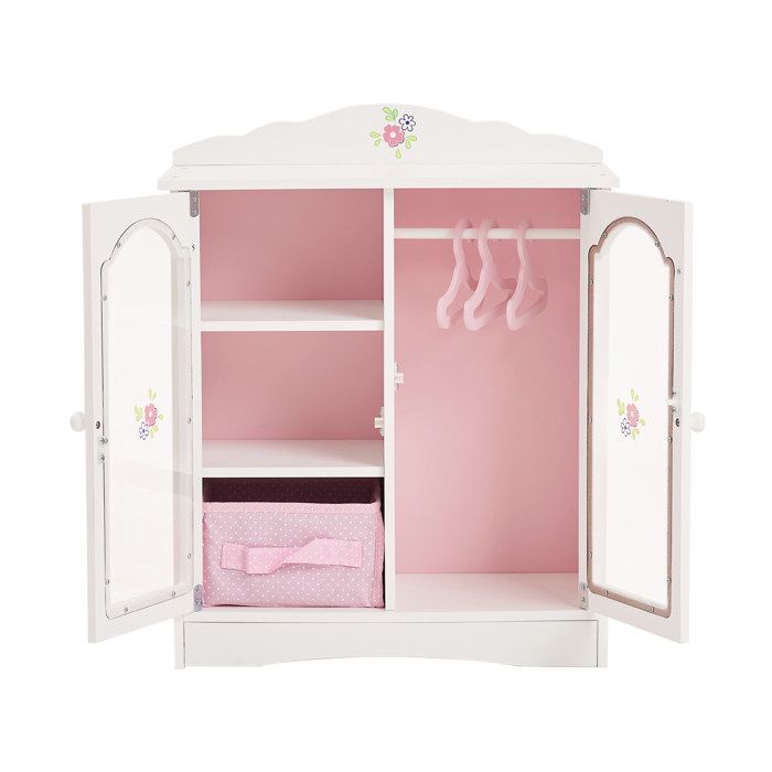 Armoire Penderie Miniature en Bois, Mobilier de Maison de Poupée, 1/12 Armoire Penderie Miniature en Bois, Mobilier de Maison de Poupée, 1/12