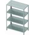 Rayonnage Inox Cuisine Professionnelle Etagere Perforee