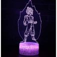 Dragon Ball Series 3D Series LED Night Light Creative Colorful Touch Lampe de table Lampe de chevet H Type Lampe de table-0