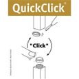 WAGNER QuickClick® Chaise Patins//Lot de 8 Patins de Rechange//Ultra Soft Slim Diamètre 17 mm - 15816100-0