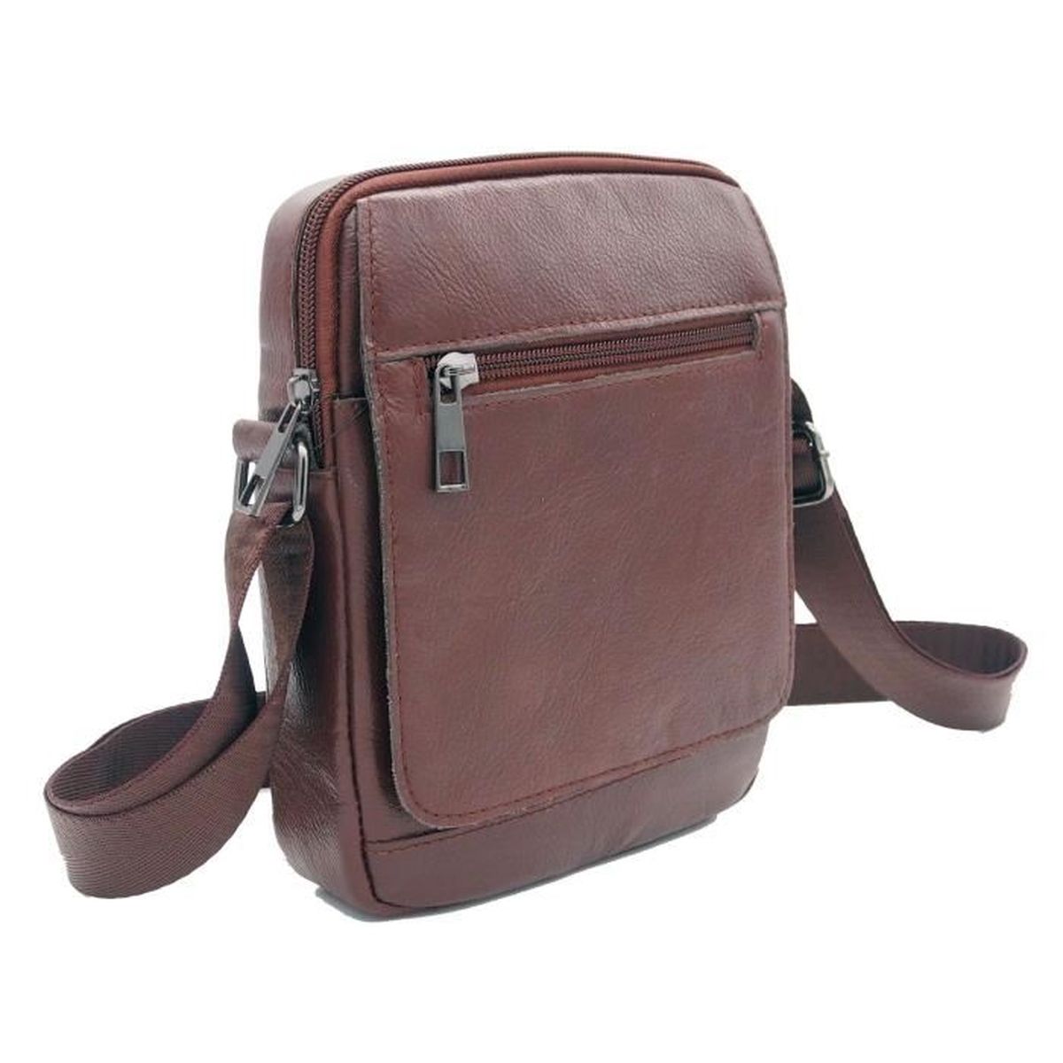 Sacoche en bandoulière de Luxe - à Rabat/spéciale Ordinateur de 16 - Cuir véritable