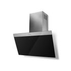 Hotte verticale inclinée DAISY 800mm inox/verre noir - classe A - débit FABER - 5816724