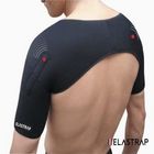 ELASTRAP Attelle Épaule Double Épaulière Magnetique, Soutien Épaule pour Prévention et Récupération des Blessures Sportives, Néoprène