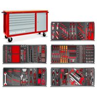 Servante d'atelier complète avec armoire XL 512 outils MW-Tools MWE512K3