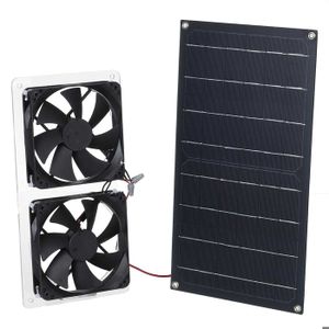 Ventilateur Solaire 6V 2W - Mini Extracteur Pour Serre, Poulailler Et Abri Animaux