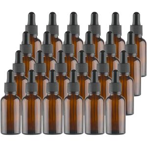 Flacons Ambré 20ml Huiles Essentielles Rechargeables Flacons Verre Ambré 20ml - Lot De 6 - Bouchon Compte-gouttes - Huiles Essentielles Bouteilles Huiles Essentielles 20ml Compte-gouttes