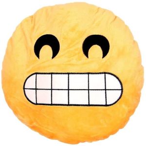 COUSSIN Coussin de chaise décoratif Coussin rond Emoji Coussin émoticône emojicon zigomatiques Smiley[1312]