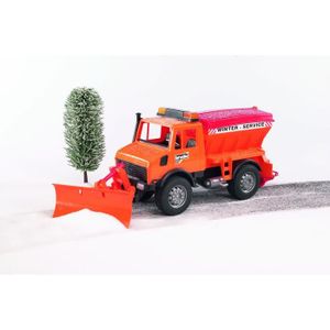 VOITURE - CAMION Camion chasse neige - BRUDER - 47 cm - Lame avant 