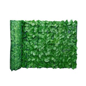 CLÔTURE - GRILLAGE Panneaux de clôture à feuilles artificielles haie 