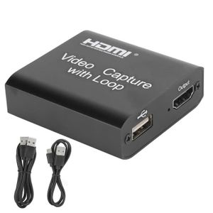 Auvisio Carte d'acquisition vidéo HDMI USB pour des vidéos jusqu'à Full HD,  avec adaptateur OTG - digitec