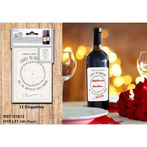 PAS DE DOUBLES NEUVES LOT 6 DE 20 ETIQUETTES DE VIN