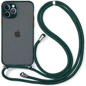 Pnakqil Collier Coque pour iPhone 11 avec Cordon, Réglable Lanyard