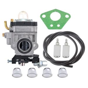 15 mm Carburateur Kit Pour débroussailleuse pendant 43cc 49cc 52cc Tronçonneuse Essence