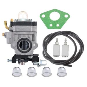 Carburateur pour Débroussailleuse 52cc 49cc 43cc Kit avec Joint, Entrée  15mm carburateur debroussailleuse 2 Temps Remplacement Taille haie pour  CG430 CG520 BC430 BC520 : : Jardin