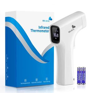 THERMOMÈTRE BÉBÉ Thermomètre Frontal Adulte IDOIT Thermomètre Frontal infrarouge Thermometre sans Contact avec écran LCD, Alerte Fièvre, Fonction88