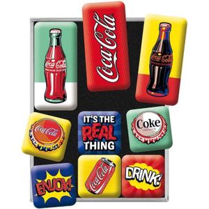 AIMANTS - MAGNETS Nostalgic-Art Aimants rétro pour frigo, Coca Cola 
