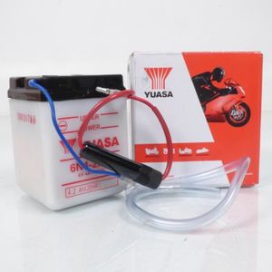 Batterie YUASA 6V/12Ah 151x50x97,5 mm batterie en micro-fibre, sans  entretien, pré-chargées, scellées noir Note 1* - réparation de première  classe