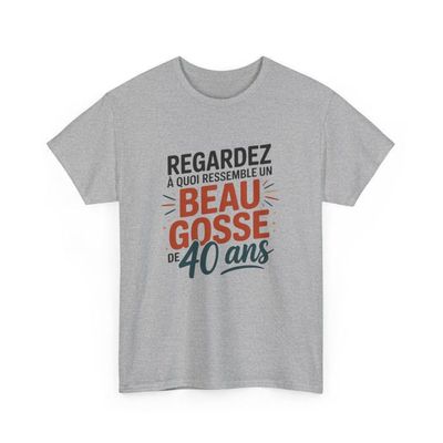 ULTRABASIC Homme Tee-Shirt Il A Fallu 40 Ans Pour Être Aussi Beau It