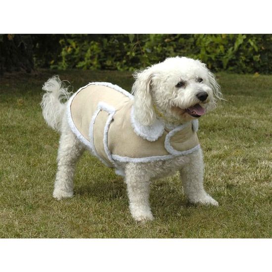 Manteau Harnais Pour Chien - Imperméable Et Chaud - Taille S à 5XL - Beige - Idéal Pour L'hiver