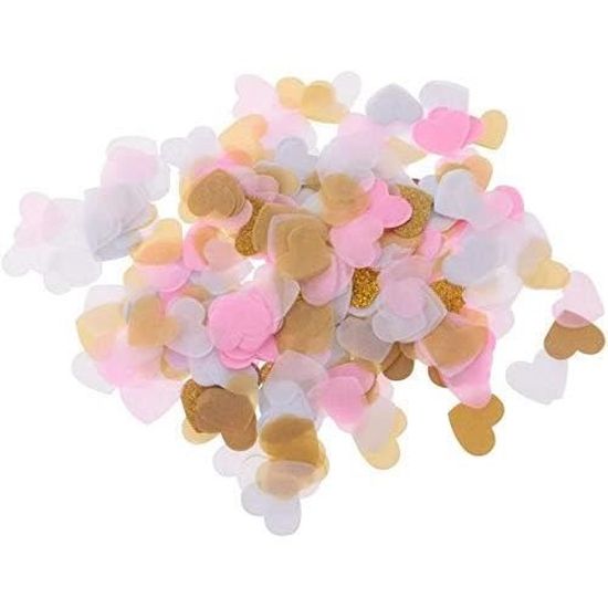 Confettis En Papier De Soie Biodégradable Blanc - 10000 Pièces (100g) Pour Fête Anniversaire, Mariage