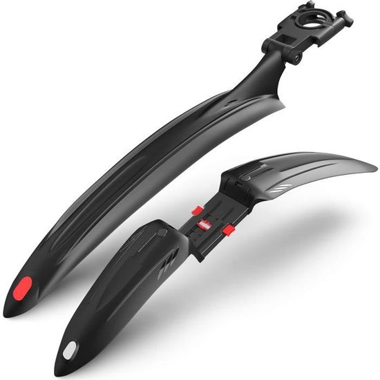 Garde-boue Vélo VTT 24 26 27.5 Pouces - Protection Contre Boue Et Eau, Avant Arrière, Installation Facile