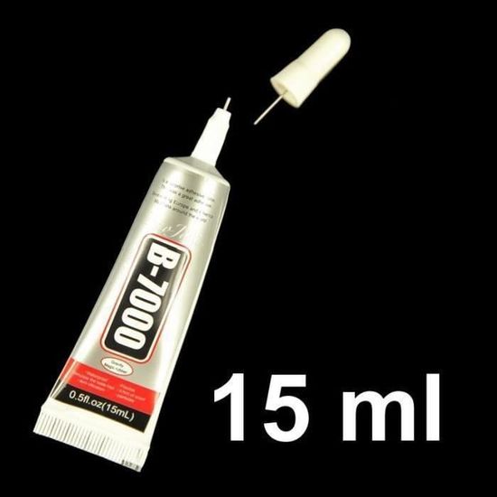 Colle B7000 15ml ideal pour coller les ecrans iphone samsung sony htc très résistant