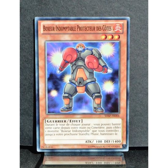 Carte YUGIOH SHSPFR006 Boxeur Indomptable Protecteur Des Côtes NEUF FR Cdiscount Jeux Jouets